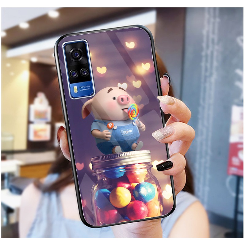 Ốp kính cường lực VIVO Y51 2020,Y53s , Y72 5G CAO CẤP