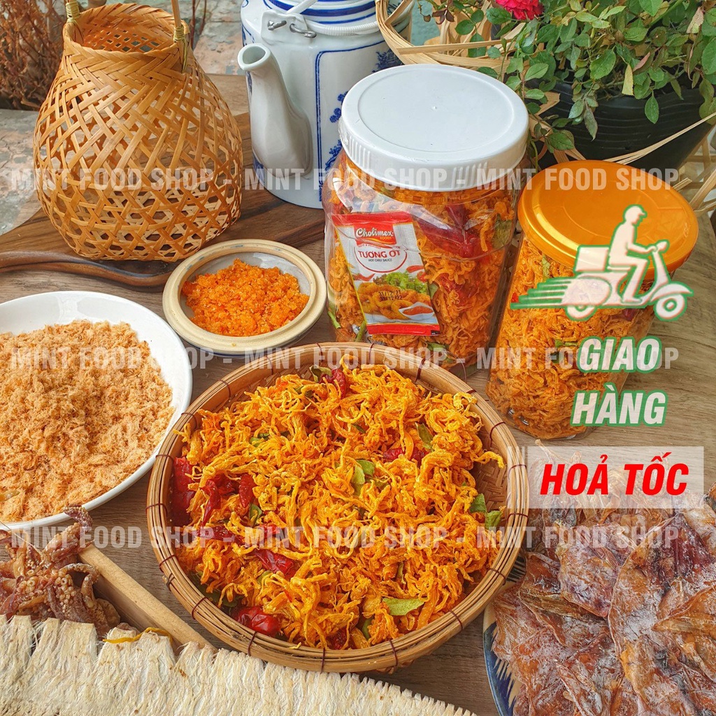 Khô Gà Lá Chanh Loại 1 Lon 300gr