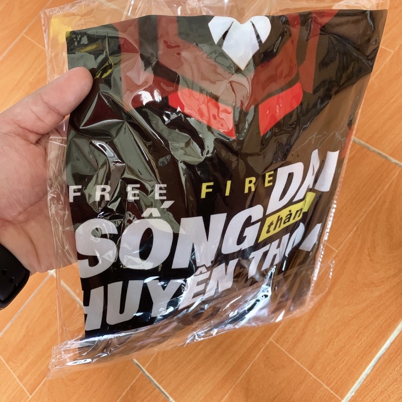 Áo Thun Free Fire Màu Đen Rank Huyền Thoại  Hình In Sắc Nét