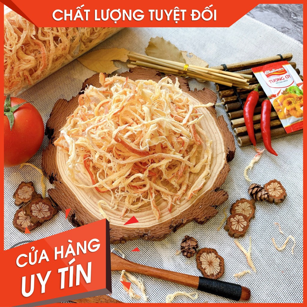 [ Deal Sốc Tặng 1 Cơm Cháy ] MỰC XÉ HẤP NƯỚC DỪA HŨ 200gr Siêu Ngon Ăn Là Mê Ngay - Ăn  Vặt 86