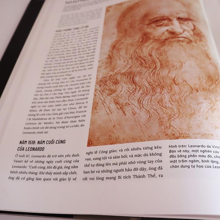 Sách - LEONARDO DA VINCI: Cuộc đời và tác phẩm qua 500 hình ảnh - AlphaBooks
