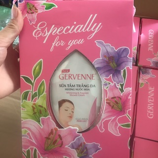 Sữa tắm gervenne(hộp qùa 20/11)