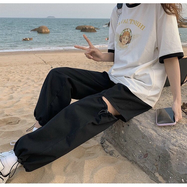 Quần jogger rút gấu rách chất umi, phong cách hàn quốc_G.A.O Fashion | BigBuy360 - bigbuy360.vn