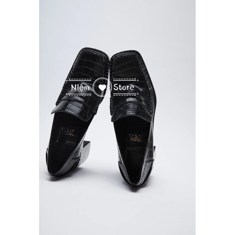 Giày mọi loafer đế vuông Za.ra xuất xịn (có big size) | BigBuy360 - bigbuy360.vn
