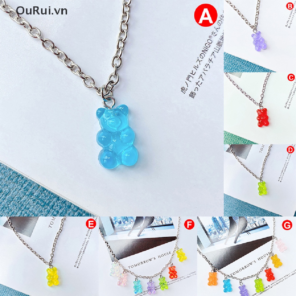 Vòng cổ Mặt Kẹo Marshmallow Dễ Thương Phong Cách hip hop