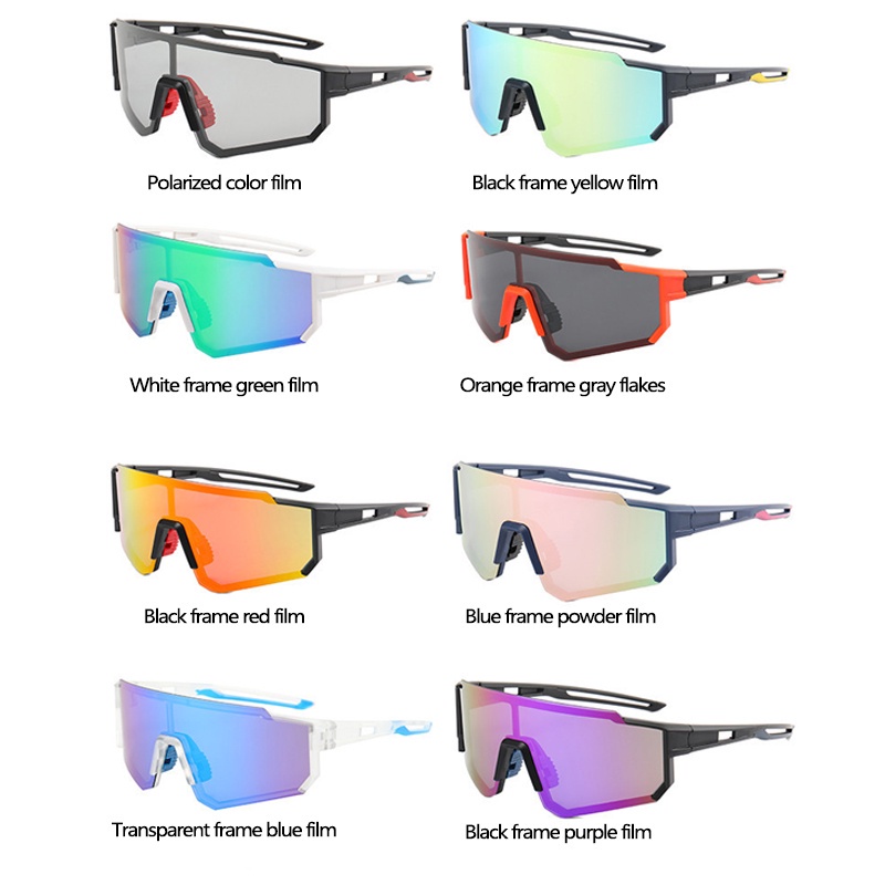 Cycling Sunglasses 2021 New Outdoor Sports Bike Shades Color Change Polarized Light Tide Discolor for Men's Women