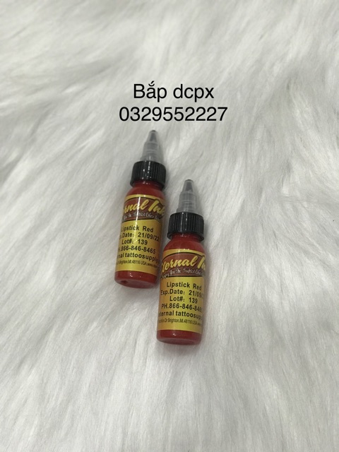 Mực tập dùng trên da giả phun xăm - Bắp dcpx
