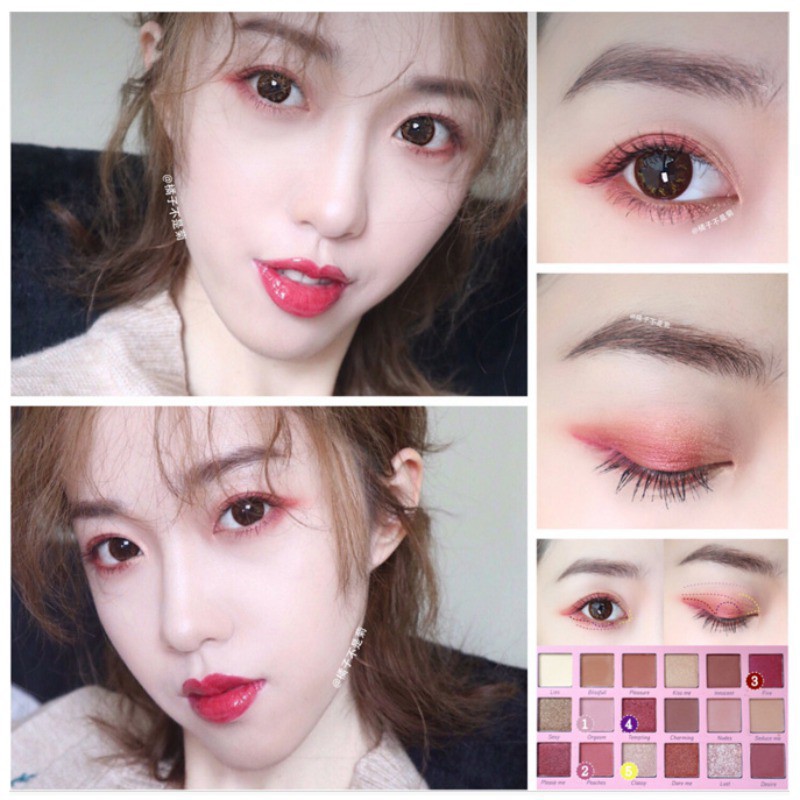 Bảng phấn mắt Beauty Creations TEASE ME 18 màu nhung lì/lấp lánh | BigBuy360 - bigbuy360.vn