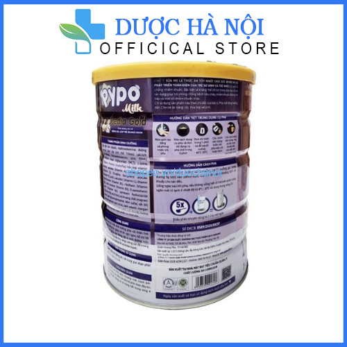 Sữa bột Pypo Pedia Gold tốt cho tiêu hóa, ăn ngon, ngủ ngon - Hũ 900g
