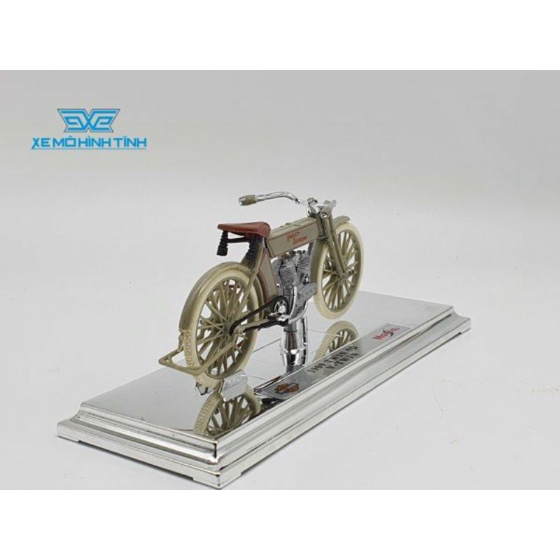 XE MÔ HÌNH HARLEY DAVIDSON 1909 TWIN 5D V-Twin 1:18 Maisto (XÁM)&lt;br&gt;