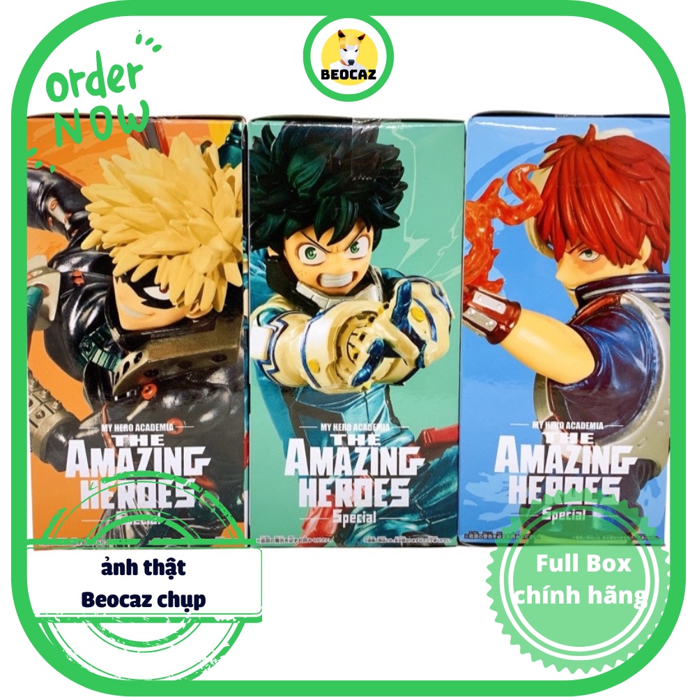 Mô hình My Hero Academia Học viện siêu anh hùng The Amazing Heroes Chính Hãng Banpresto Đồ Chơi Beocaz Dòng Special