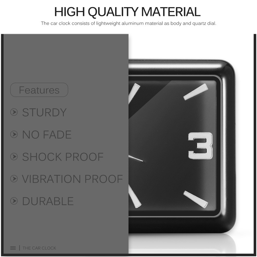 Đồng hồ thạch anh sáng tạo chuyên dùng trang trí nội thất xe hơi