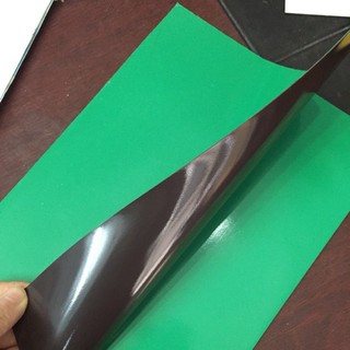 ( MẪU MỚI ) Nam châm dẻo tấm a4 ( xanh lá cây)