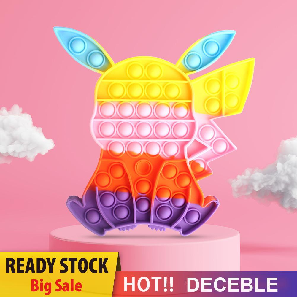 Đồ Chơi Silicone Tạo Bong Bóng Hình Hoạt Hình Giáo Dục Sớm Cho Bé