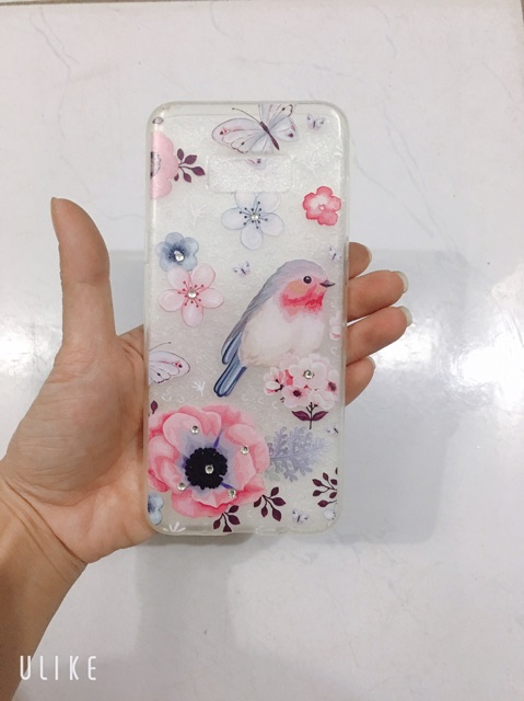 Ốp lưng sam sung S8 Plus hình bông hoa