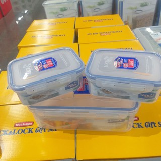 [Lock&Lock] Bộ 3 hộp bảo quản HPL817R03