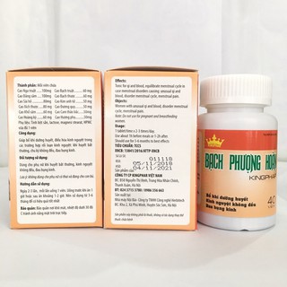 Bạch Phượng Hoàn – Hỗ trợ điều trị rối loạn kinh nguyệt, giảm đau bụng kinh (Hộp 30 viên)