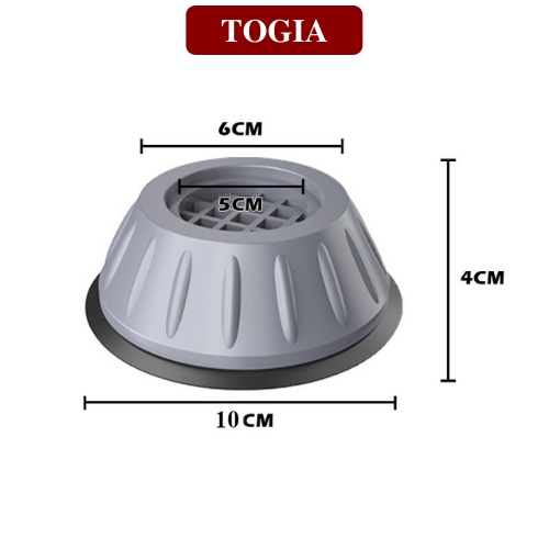 Giá Đỡ Chân, Miếng Đệm Cao Su Chống Rung Giảm Tiếng Ồn Cho Máy Giặt, Máy Sấy ( Bộ 4 chiếc)