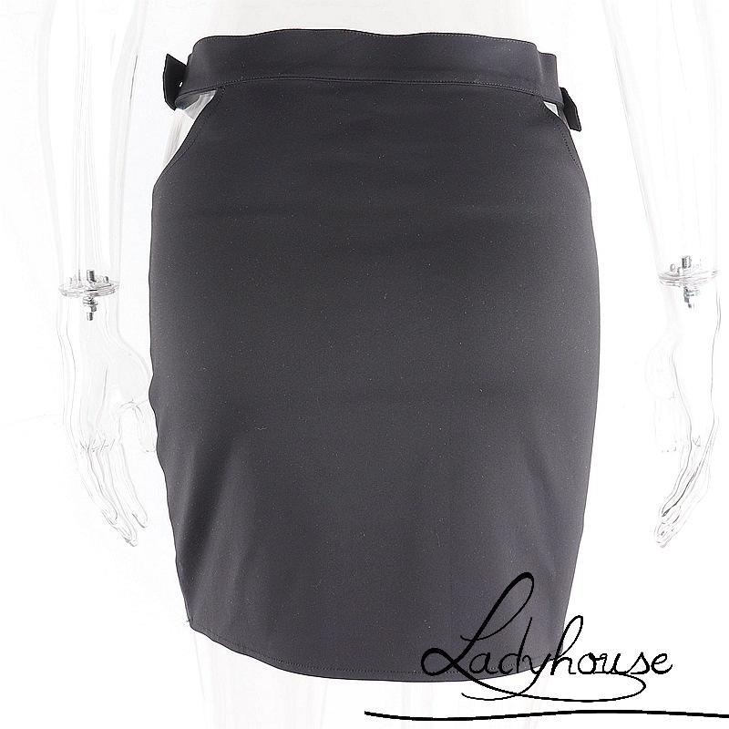 Chân Váy Bút Chì Lưng Cao Màu Trơn Thời Trang Mùa Hè Cho Nữ Size S/M/L