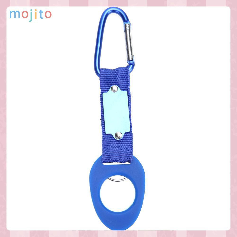 MOJITO Sports Outdoor Rubber Kettle Buckle Hiking Carabiner Water Bottle Holder