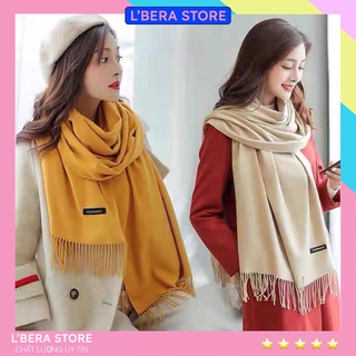 Khăn Cashmere - Khăn quàng cổ len lông cừu thời trang Hàn Quốc nhiều màu đẹp.
