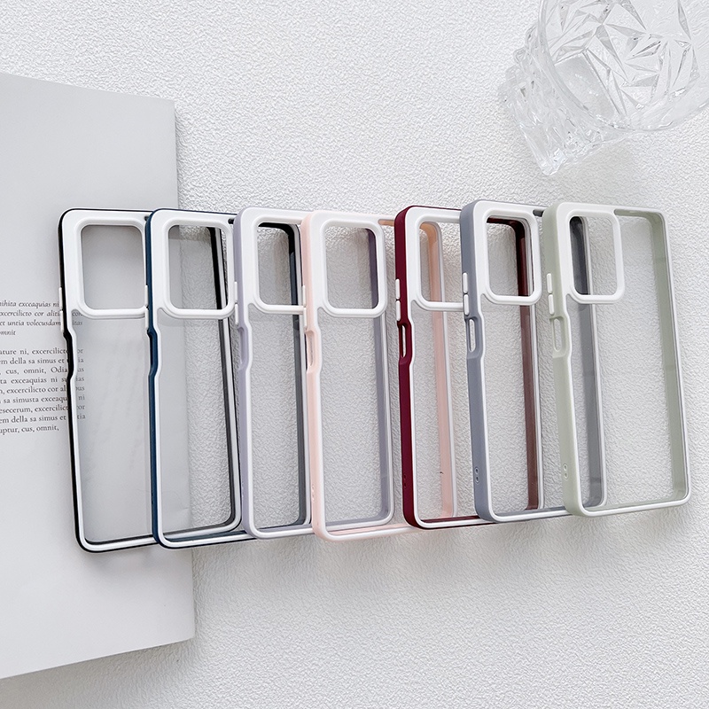 Ốp Điện Thoại Nhựa Cứng Trong Suốt Bảo Vệ Cho Redmi Note 10 11 Pro Plus Pro + 2022