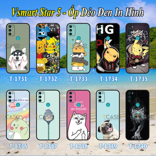 Ốp lưng Vsmart Star 5 - Ốp dẻo đen in hình Tổng Hợp Mẫu Đẹp