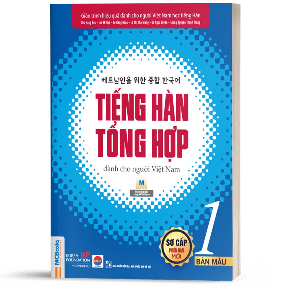 Sách - Tiếng Hàn Tổng Hợp Dành Cho Người Việt Nam Sơ Cấp Tập 1 - Bản Màu