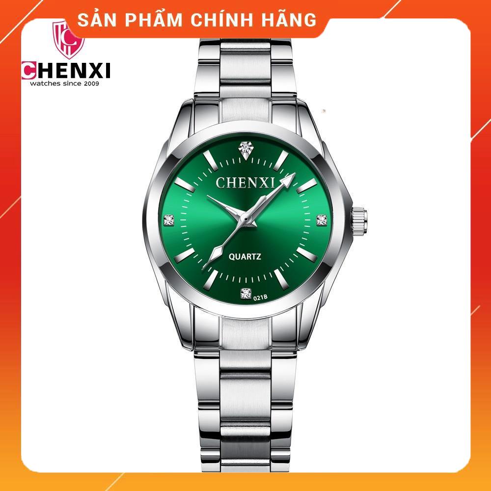 Đồng Hồ Nữ CHENXI Giá Rẻ Dây Kim Loại Cao Cấp Mặt Đồng Hồ Đính Đá Đẹp,Chống thấm nước,Bảo hành 12