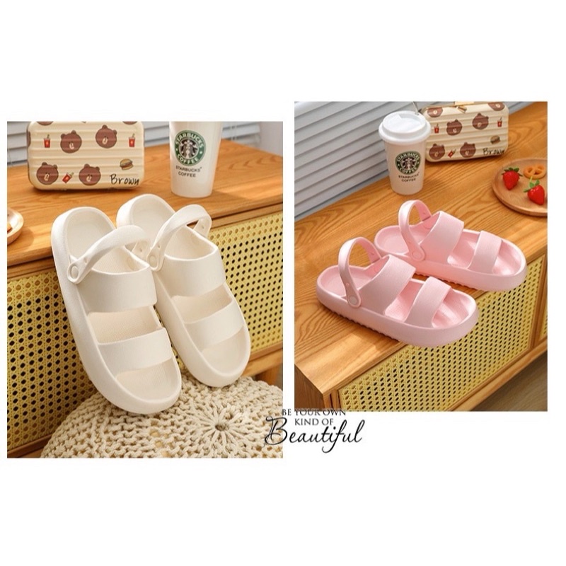 Dép nam nữ sandal bánh mì đế cao chất EVA siêu nhẹ cực êm