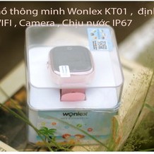 [FreeShip - Mã NGUYMA35 giảm 10K] Đồng Hồ Định Vị Wonlex KT01 Cao Cấp Có Camera_Wifi_Chống Nước_Giải Toán Vui