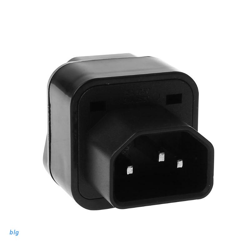 Đầu Chuyển Đổi Nguồn Điện Blg Iec 320 C14 Sang Female Đen