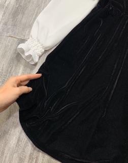Váy voan pha nhung size nhỏ
