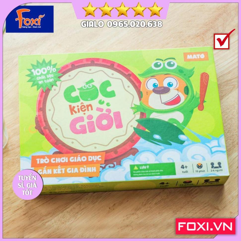 Trò chơi Cóc Kiện Trời-đồ chơi gắn kết gia đình-mang lại nhiều giá trị quý báu-giúp tăng khả năng sáng tạo,tư duy cho bé