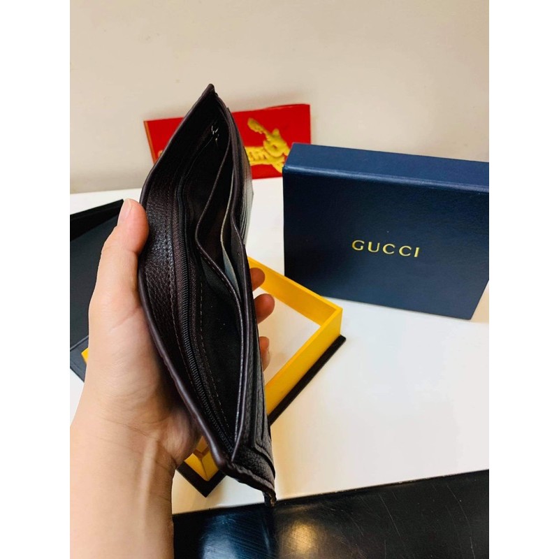 Ví Da FULL HỘP, Bóp Gucci Nam,Nữ Vân Nổi,Bóp Da Nam, hoa văn, mầu mẫu mã sang trọng,bền đẹp thời trang