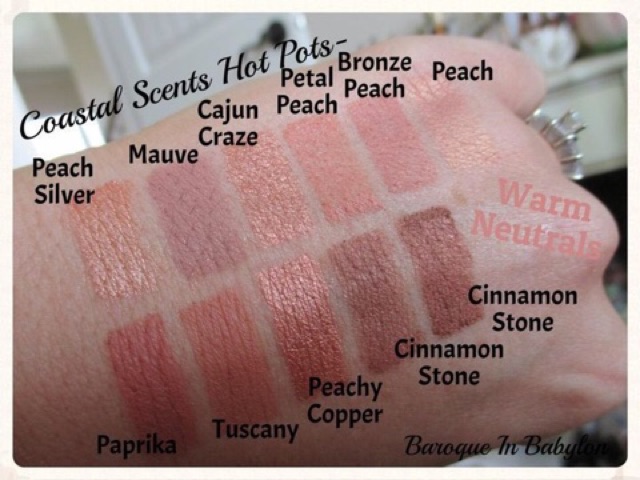 Phấn mắt lẻ nam châm Coastal Scents Hot Pot eyeshadow single siêu đẹp