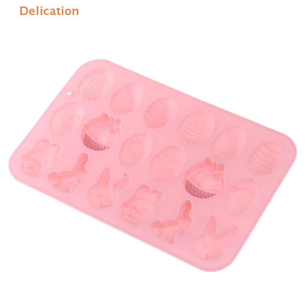 Khuôn Silicone Làm Bánh Kẹo Hình Thỏ Phục Sinh
