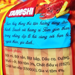 Snack Tôm Hùm Tanoshi® 38g
