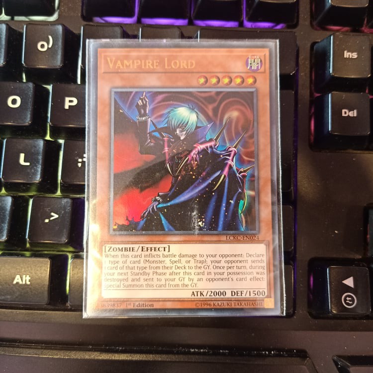 (YGOVKIDS) Bài Yu-Gi-Oh! Vampire Lord - LCKC-EN024 - Ultra Rare
