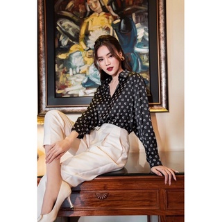 lụa satin chữ d 2 màu nâu và đen