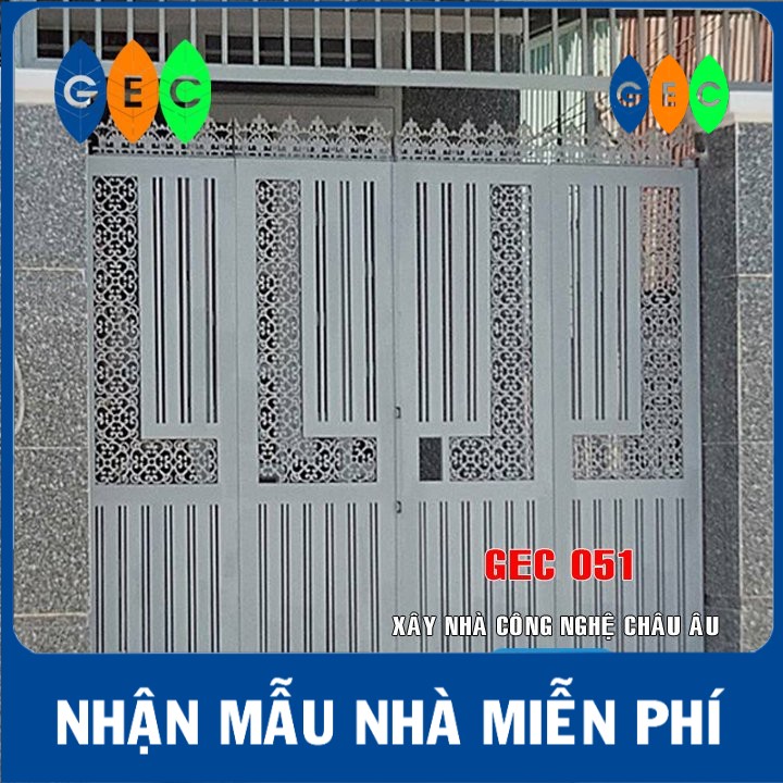 Cửa sắt 4 cánh - Mẫu cửa sắt