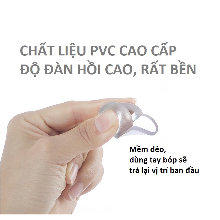 Bịt góc bàn, bịt cạnh silicon bàn an toàn cho bé