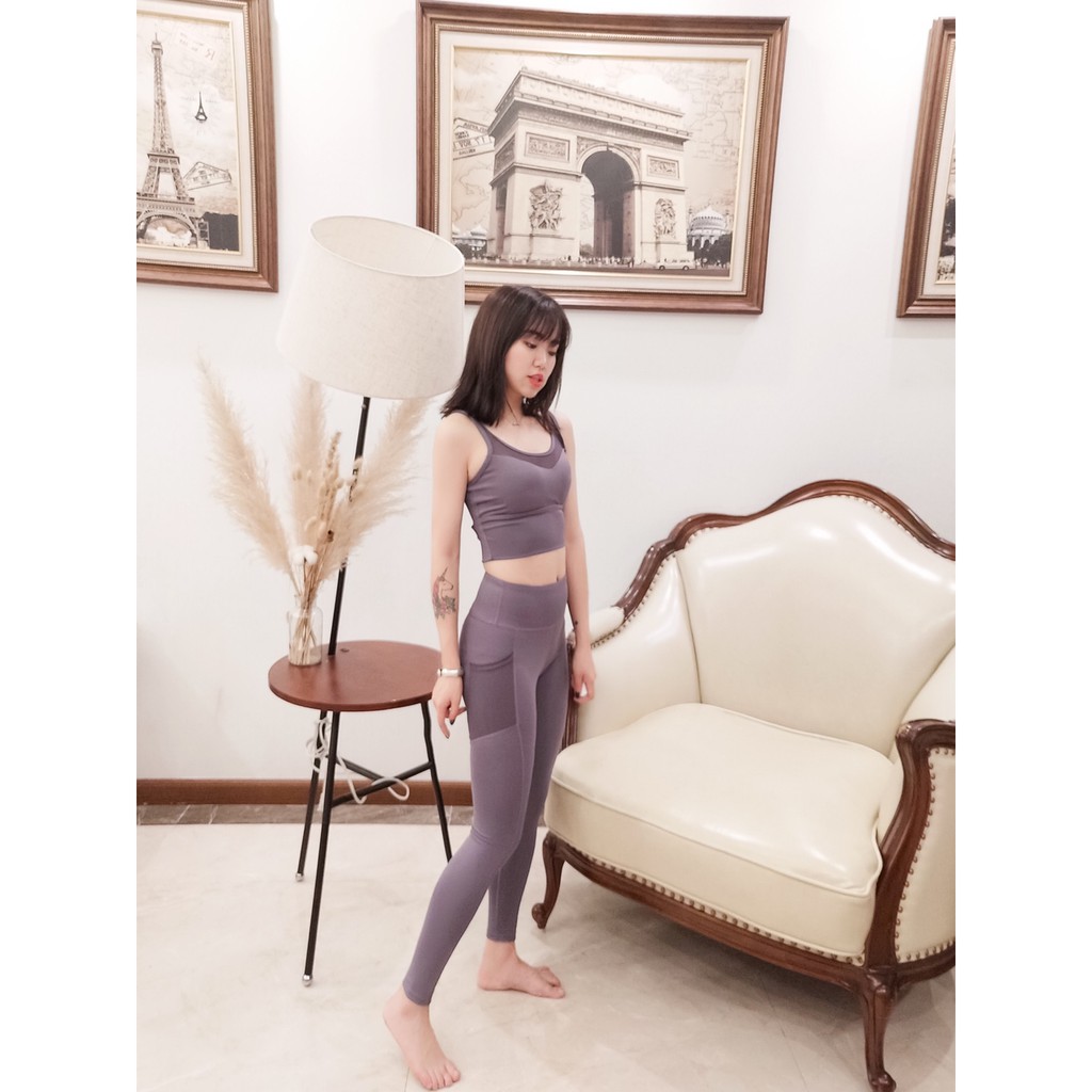 Quần Tập Gym - Yoga - Legging Nữ Chun Mông