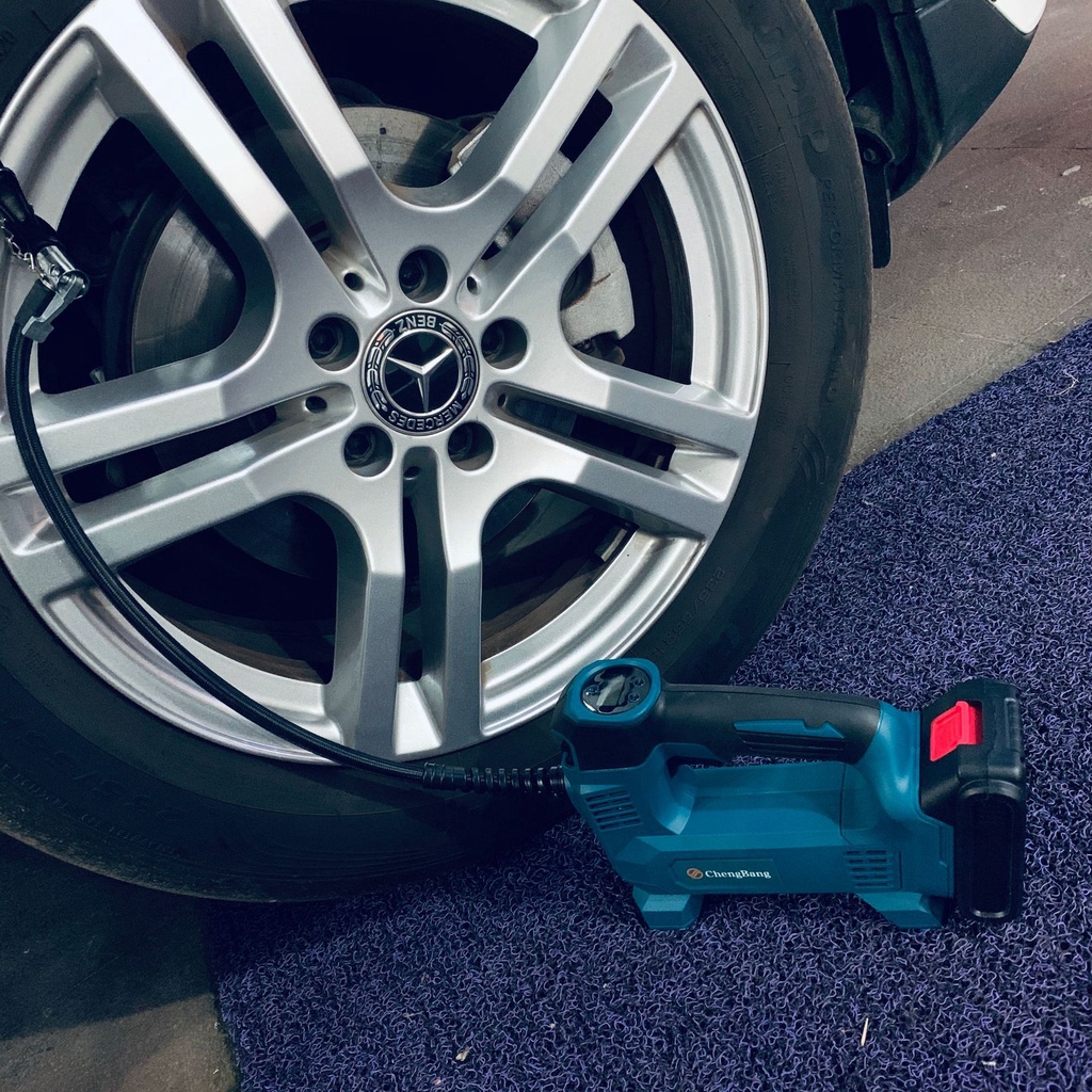 SV Máy bơm hơi dùng pin 18V - 21V tự động (chung chân pin Makita)