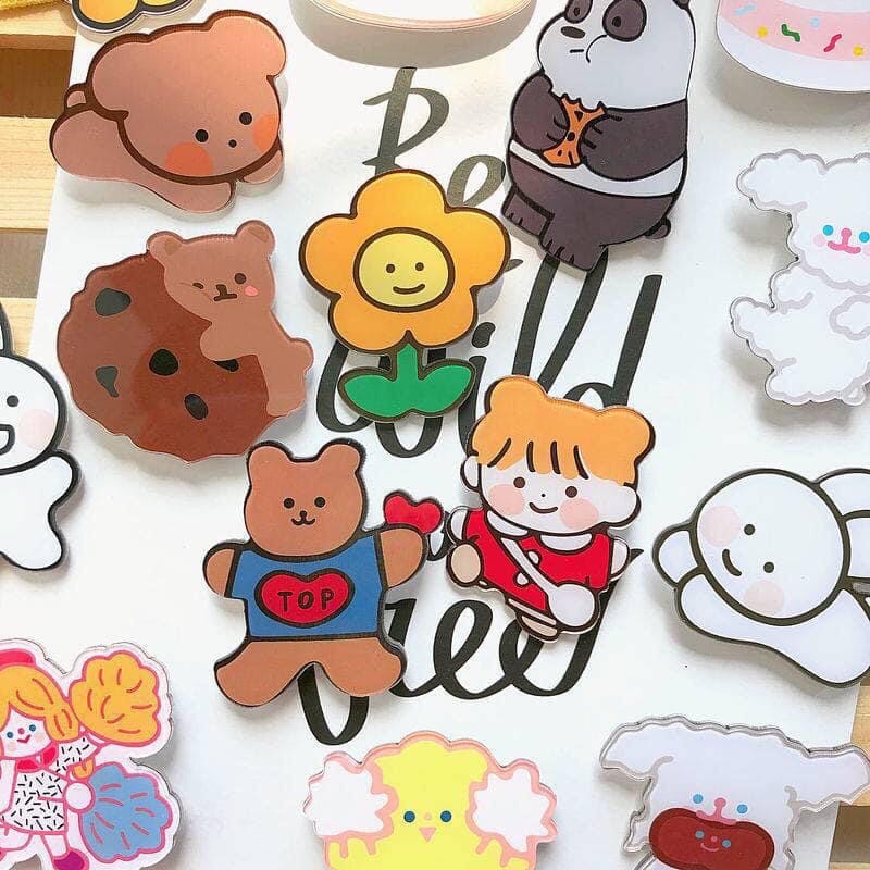 Pin cài áo cài balo,sticker cài áo cài balo siêu dễ thương