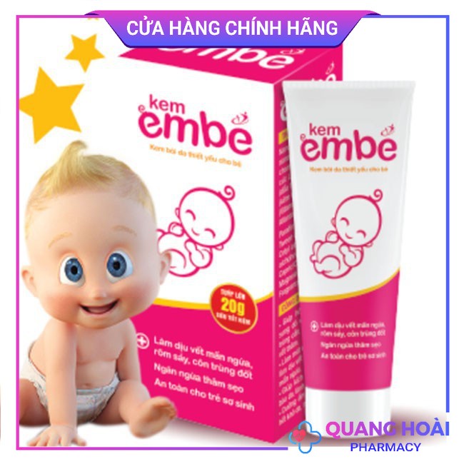 [Chính Hãng] Kem Em Bé - Trị rôm sảy, mẩn ngứa cho bé