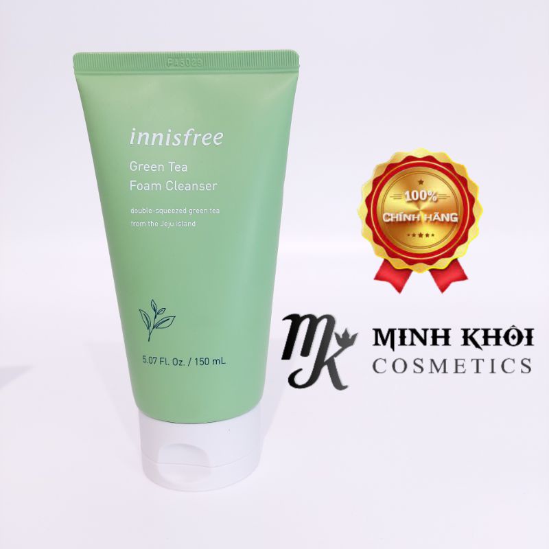 Sữa Rửa Mặt Chiết Xuất Từ Trà Xanh Innisfree Green Tea Foam Cleanser 150ml