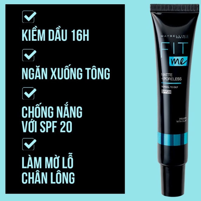 Kem Lót Maybelline Fit Me Matte Poreless SPF20