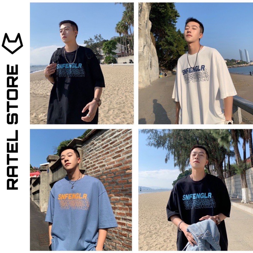 Áo Thun Local Brand T-Shirt Nam Nữ SNFENGLR Unisex Form Rộng