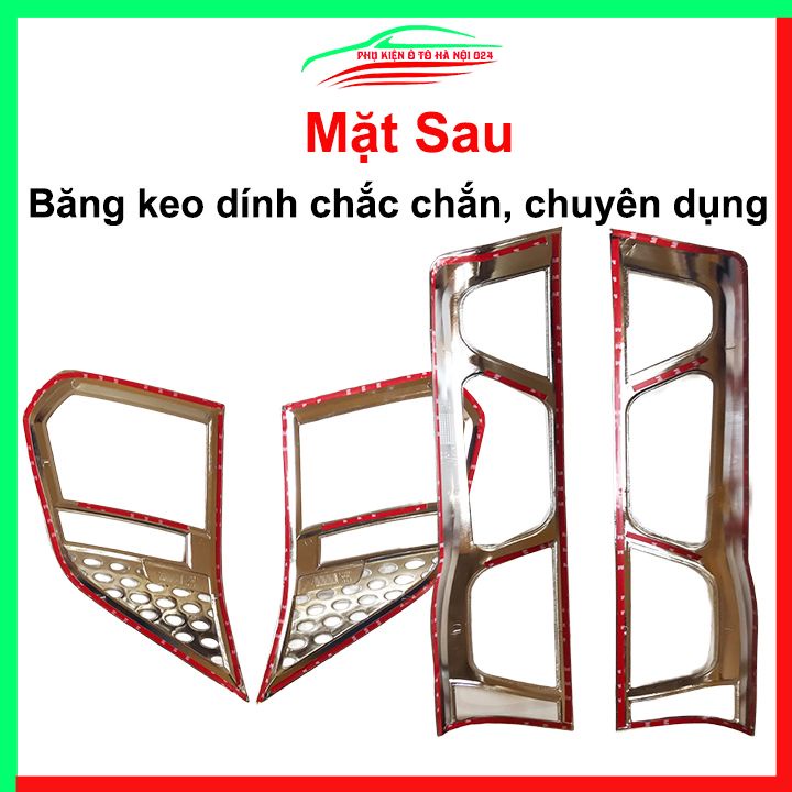 Ốp viền đèn pha hậu mạ crom Transit 2014-2020 chống trầy trang trí bảo vệ xe